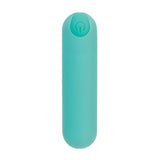 BMS Factory - PowerBullet eSSENTIAL Rechargeable Bullet Vibrator (Teal) – product view 2