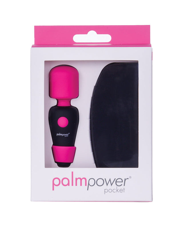 BMS Factory - PalmPower Pocket Rechargeable Mini Wand Vibrator (Pink) – product image