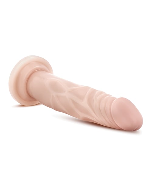 Blush Novelties - Dr Skin Silicone Dr Carter Posable Suction Dildo (Beige) – product view 3