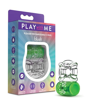 Blush Novelties - Play With Me Pleaser Rechargeable Vibrating Cock Ring – product image