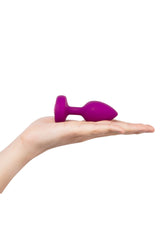 B-Vibe - Rechargeable Vibrating Jewel Anal Plug S/M (Pink) – product view 8