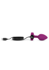 B-Vibe - Rechargeable Vibrating Jewel Anal Plug S/M (Pink) – product view 10