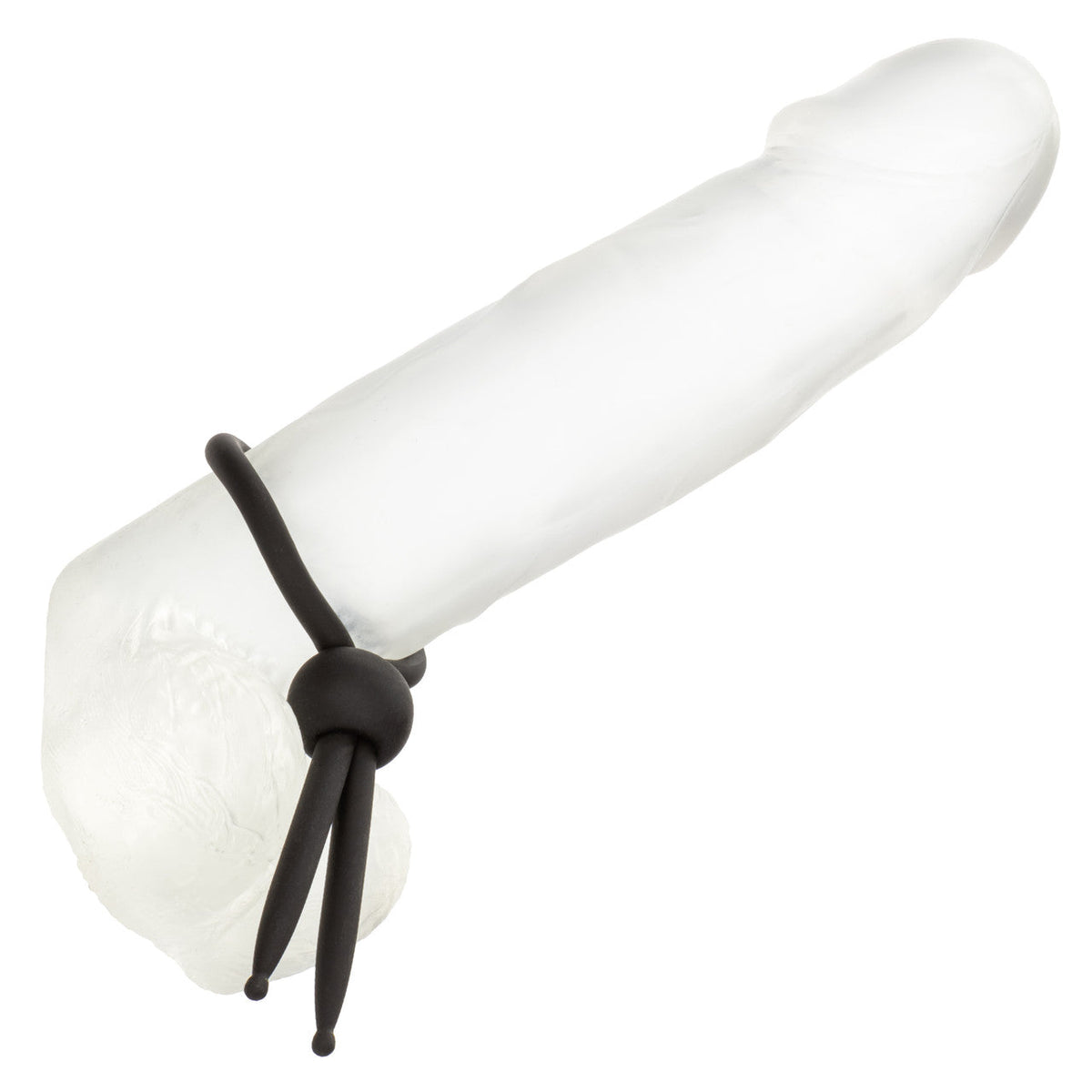 CalExotics - Alpha Liquid Silicone Adjustable Lasso Cock Ring (Black) – product view 10