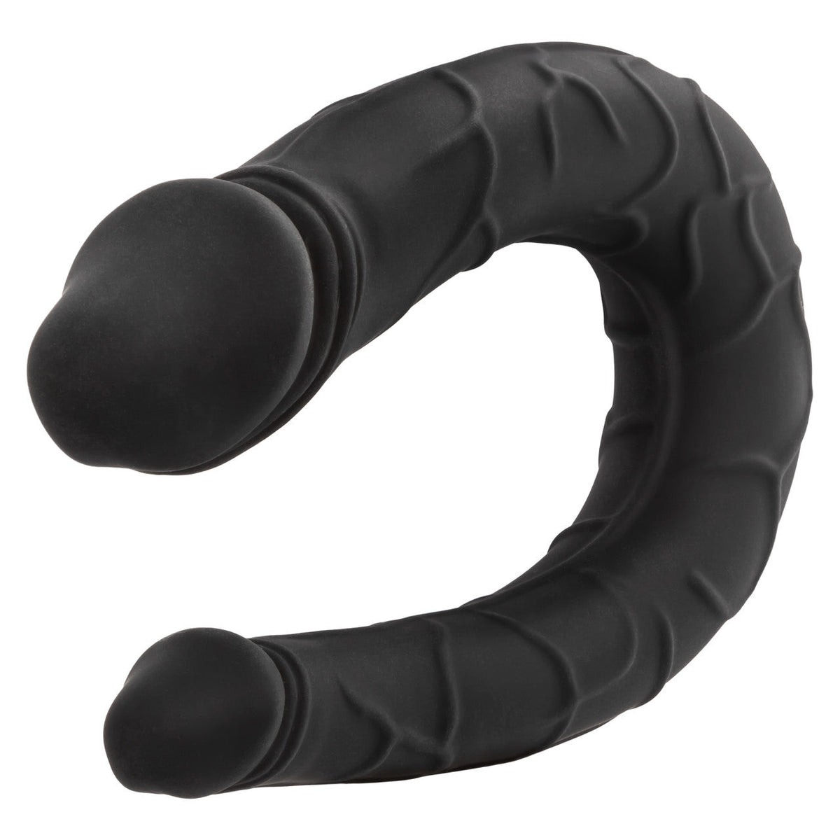CalExotics - Boundless AC/DC Flexible Double Ended Silicone Dildo (Black) – product view 10