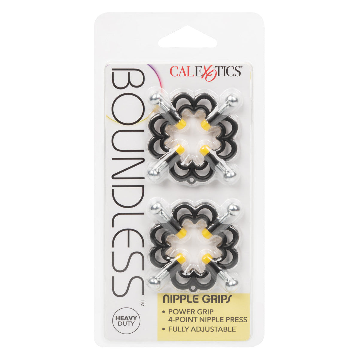 CalExotics - Boundless Adjustable Four Point Nipple Grips (Black) – product view 4