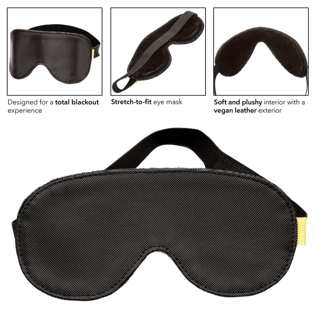 CalExotics - Boundless Padded Blackout Sensory Eye Mask (Black) – product view 5