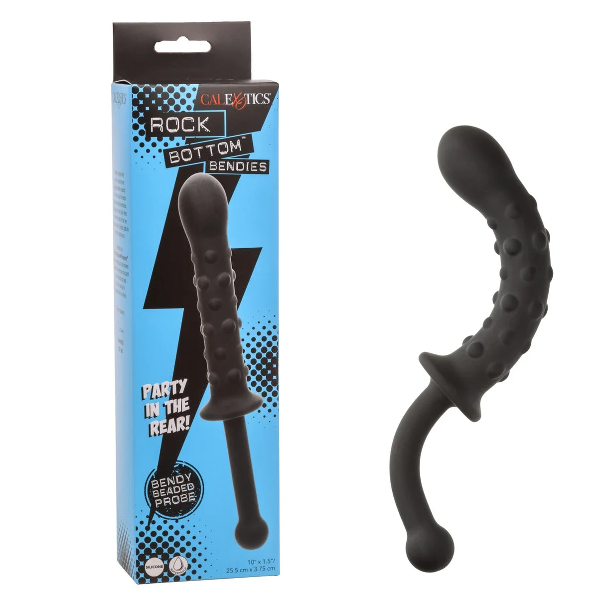 CalExotics - Rock Bottom Bendies Beaded Flexible Silicone Prostate Probes – product image