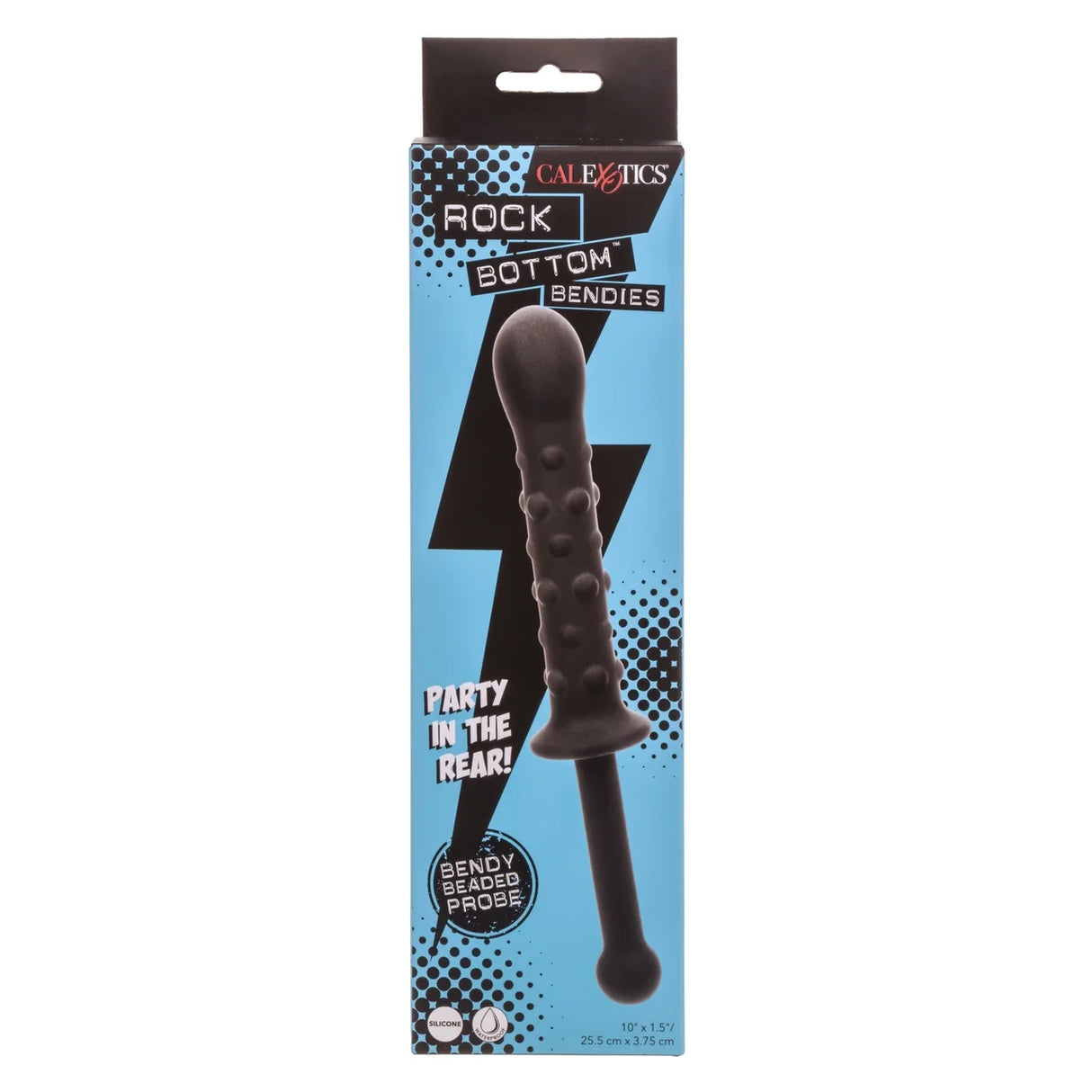 CalExotics - Rock Bottom Bendies Beaded Flexible Silicone Prostate Probes – product view 4