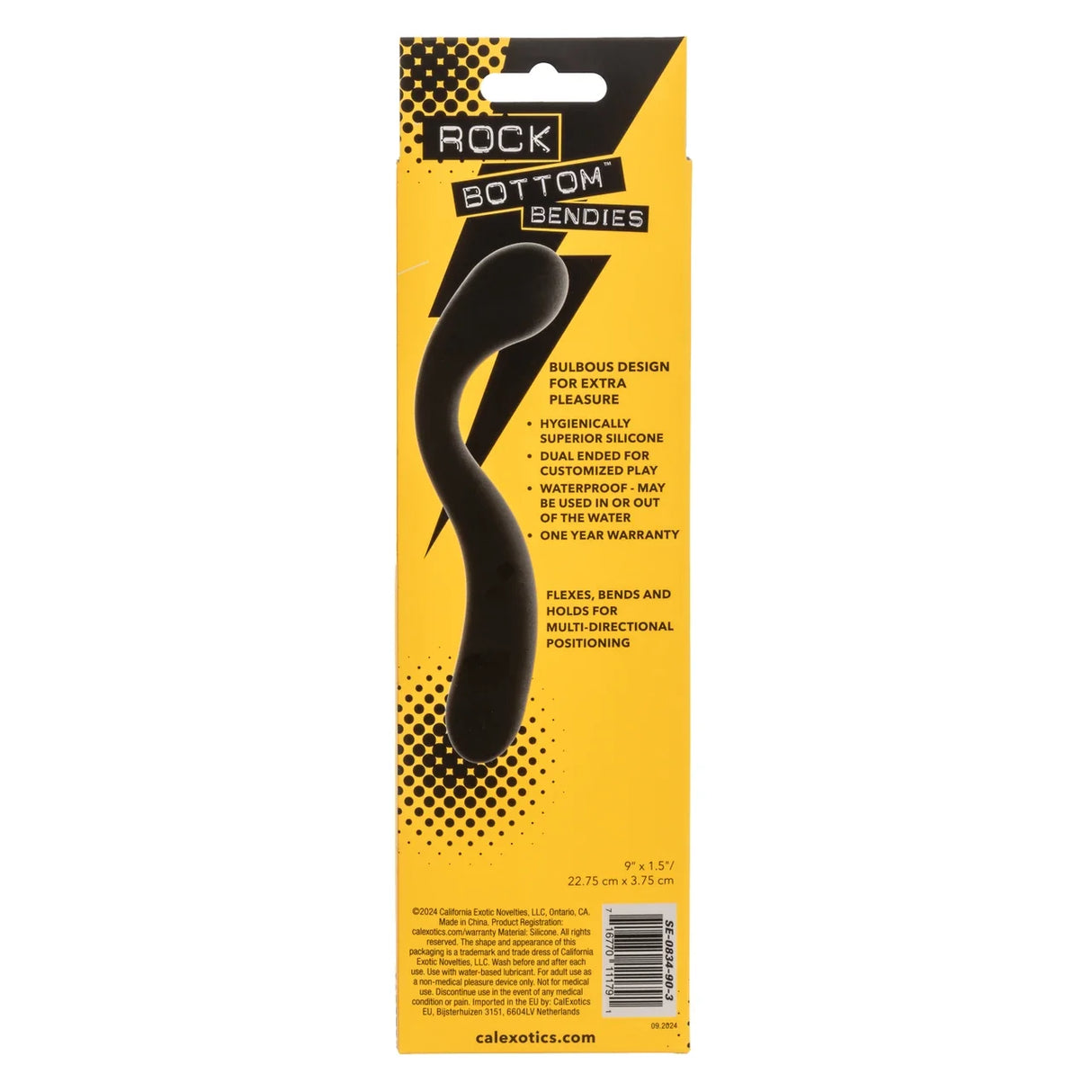 CalExotics - Rock Bottom Bendies Pleasure Flexible Silicone Prostate Probes – product view 5