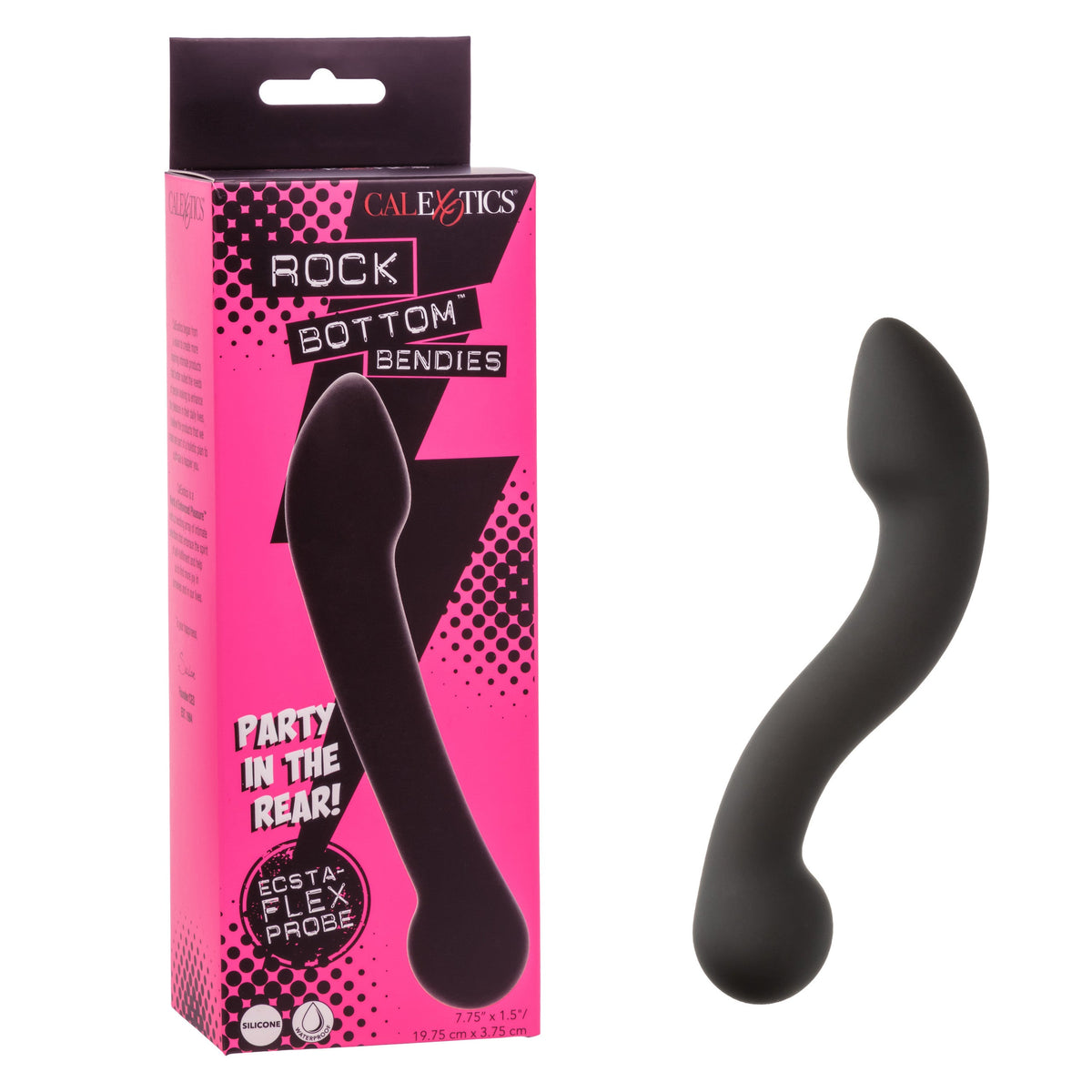 CalExotics - Rock Bottom Bendies Ecsta Flex Flexible Silicone Prostate Probes – product view 8