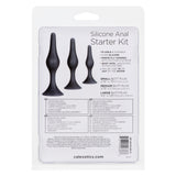 CalExotics - Silicone Graduated Anal Starter Kit with Suction Bases (Black) – product view 5