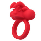 CalExotics - Rechargeable Matador Triple-Stimulation Cock Ring (Red) – product view 3