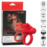 CalExotics - Rechargeable Matador Triple-Stimulation Cock Ring (Red) – product view 7