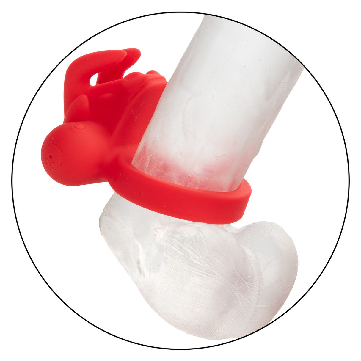 CalExotics - Rechargeable Matador Triple-Stimulation Cock Ring (Red) – product view 10