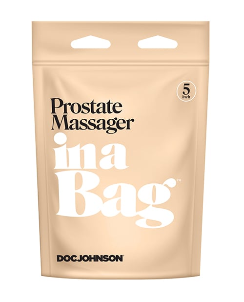 Doc Johnson - In A Bag Curved Prostate Massager (Black) – product view 3