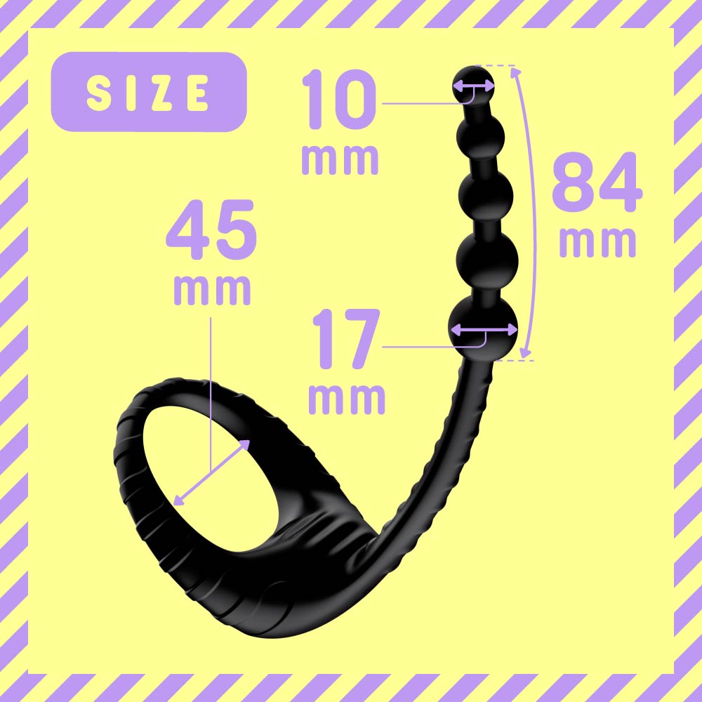 Hato Pura - Super Beginner 10 Remote Controlled Vibrating Anal Beads – product view 5