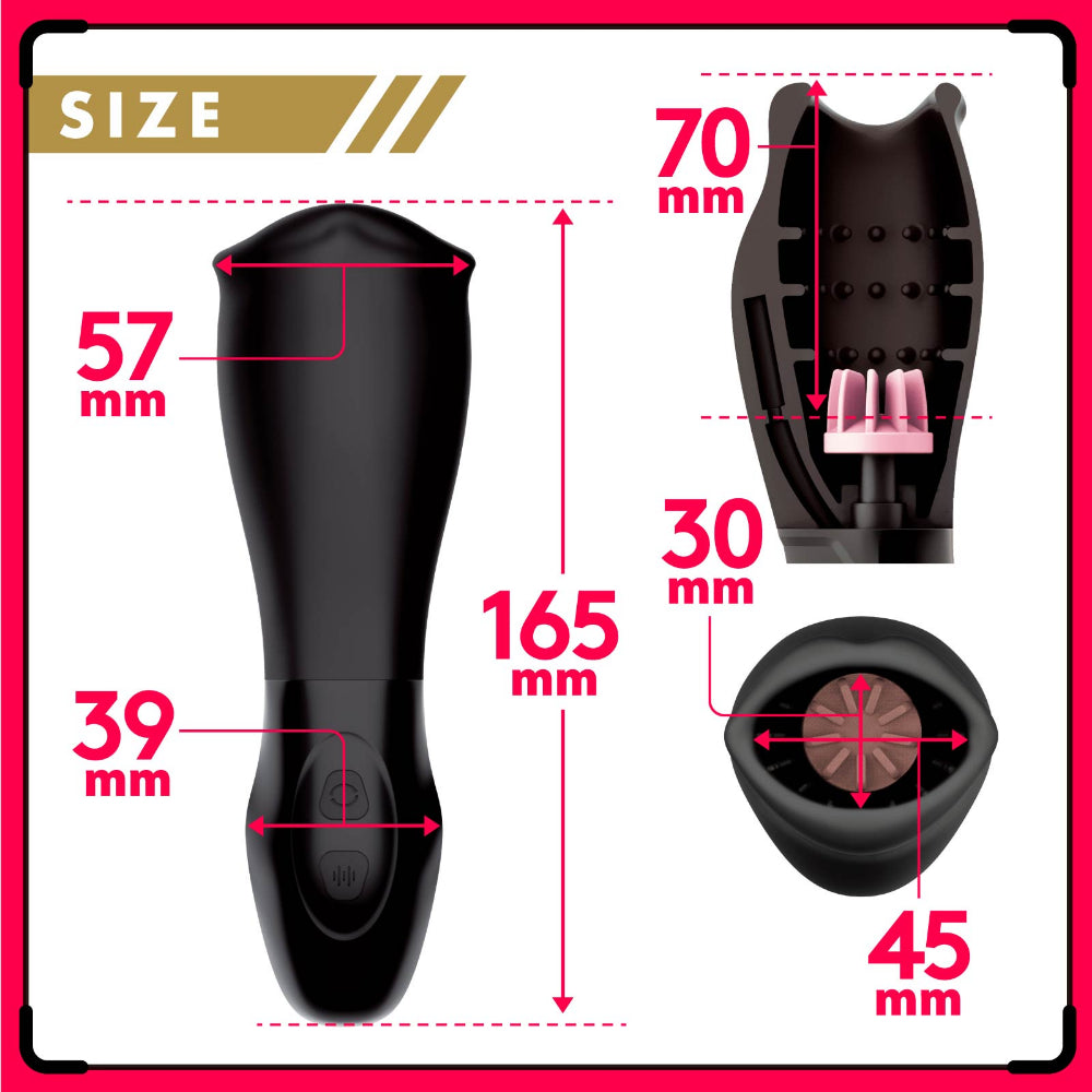 Hato Pura - Deep Wrap Rotor Rechargeable Vibrating Stroker – product view 4