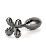NS Novelties - Rear Assets Clover Aluminium Anal Plug (Gunmetal) NS1174 CherryAffairs