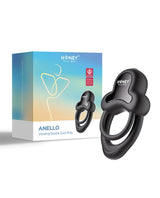 Honey Play Box - Anello App-Controlled Rechargeable Vibrating Cock Ring (Black) – product view 5