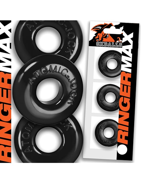Oxballs - Ringer Max Three-Piece Stretch Cock Ring Set – product view 2