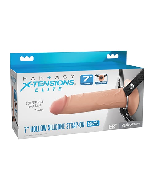 Pipedream - Fantasy X Tensions Elite Dual Density Silicone Hollow Strap On – product image