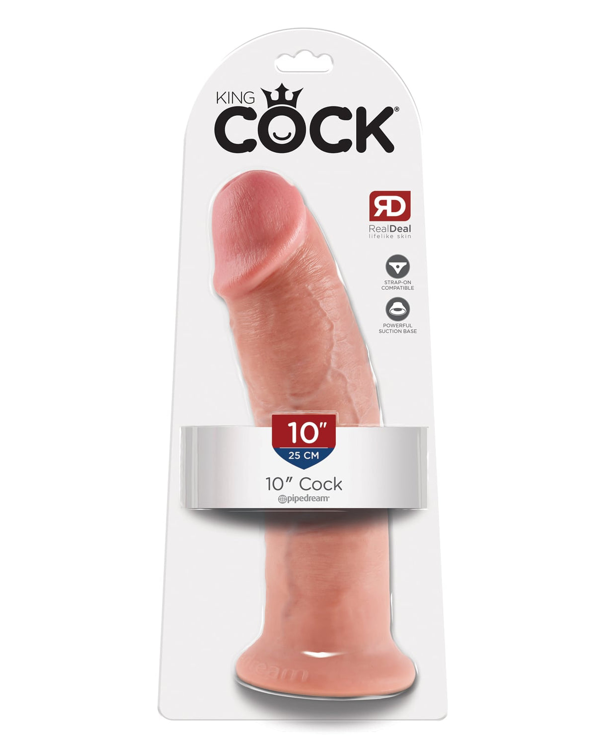 Pipedream - King Cock Realistic Suction Cup Dildo – product image