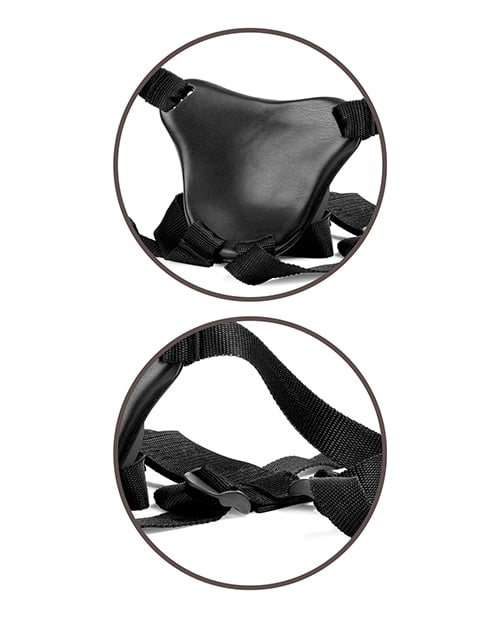Pipedream - King Cock Elite Comfy Body Dock Strap On Harness (Black) – product view 4