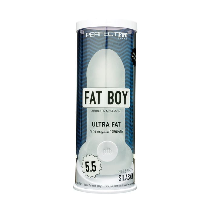 Perfect Fit - Fat Boy Original Ultra Fat 13.97 cm Penis Sleeve (Clear) – product image