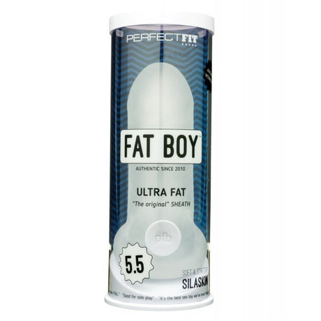 Perfect Fit - Fat Boy Original Ultra Fat 13.97 cm Penis Sleeve (Clear) – product view 2