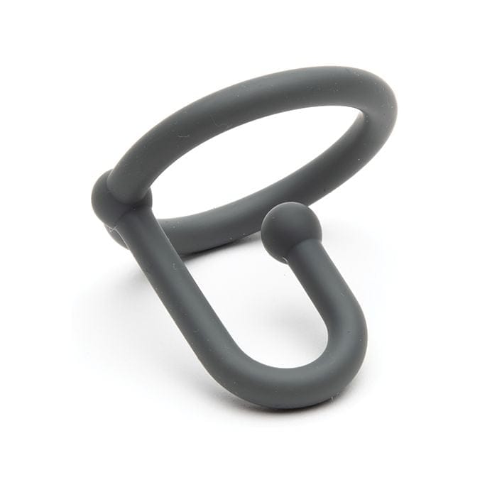665 - Sport Fucker Cum Stopper Silicone Glans Ring and Flexible Probe (Grey) SF1008 CherryAffairs