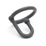 665 - Sport Fucker Cum Stopper Silicone Glans Ring and Flexible Probe (Grey) SF1008 CherryAffairs