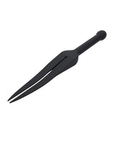 Sportsheets - Edge Silicone Tawse Double Tail Impact Paddle (Black) – product view 5
