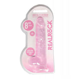 Shots - RealRock Crystal Clear Realistic Suction Dildo with Balls – product image