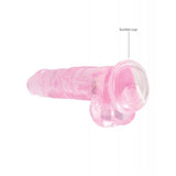 Shots - RealRock Crystal Clear Realistic Suction Dildo with Balls – product view 4