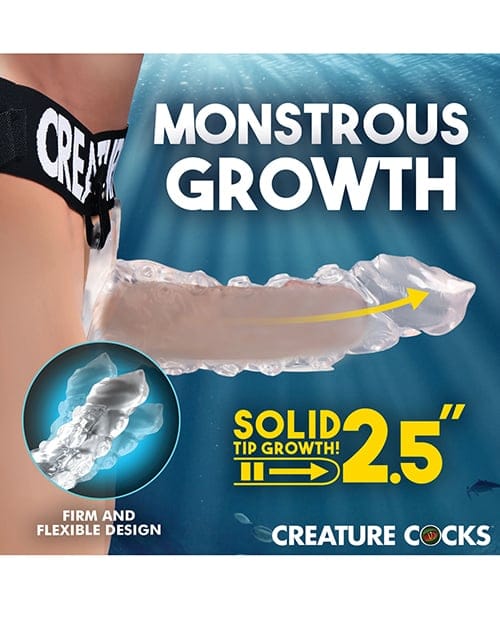 XR Brands - Creature Cocks King Kraken Hollow Strap On with Harness XR1101 CherryAffairs
