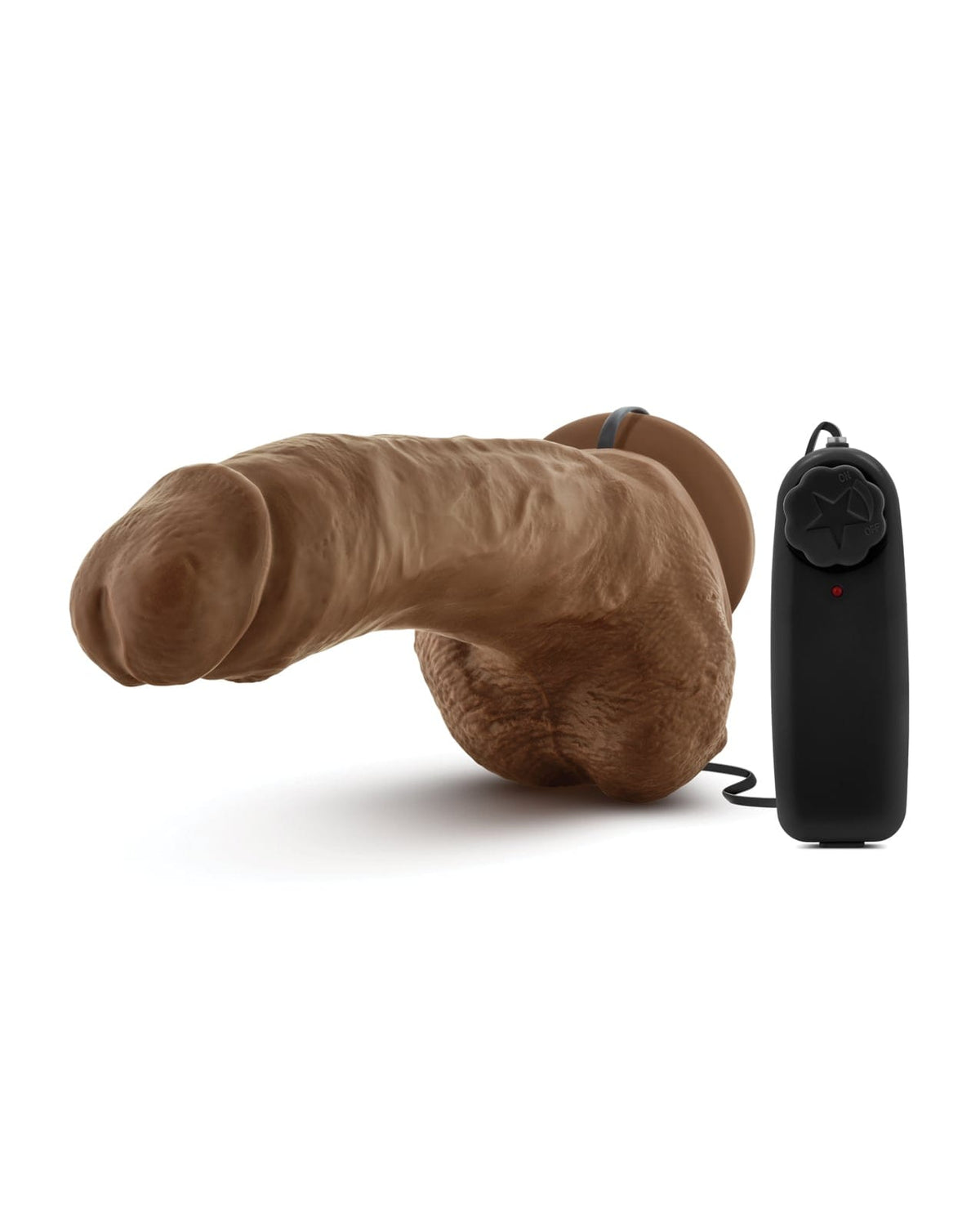 Blush Novelties - Coverboy The Boxer Vibrating Suction Dildo (Brown) BN1184 CherryAffairs