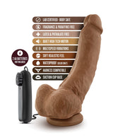 Blush Novelties - Coverboy The Boxer Vibrating Suction Dildo (Brown) BN1184 CherryAffairs