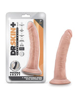 Blush Novelties - Dr Skin Plus Posable Triple Density Dildo (Beige) BN1186 CherryAffairs