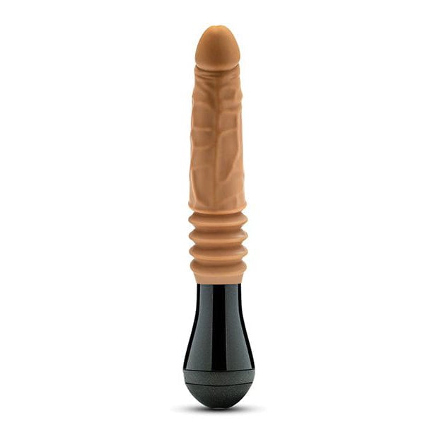 Blush Novelties - Dr Skin Silicone Dr Arthur Thrusting Gyrating Vibrating Dildo (Brown) BN1155 CherryAffairs