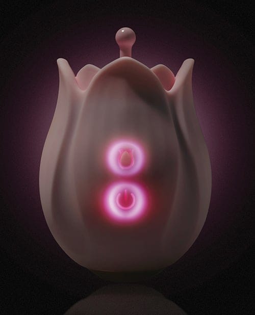 Blush Novelties - Play With Me Romantic Rose Rechargeable Silicone Clitoral Vibrator (Pink) BN1178 CherryAffairs