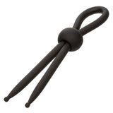 CalExotics - Alpha Liquid Silicone Adjustable Lasso Cock Ring (Black) CE2181 CherryAffairs
