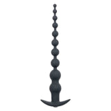 CalExotics - Rechargeable X-10 Extended Vibrating Anal Beads (Black) CE2193 CherryAffairs