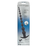 CalExotics - Rechargeable X-10 Extended Vibrating Anal Beads (Black) CE2193 CherryAffairs