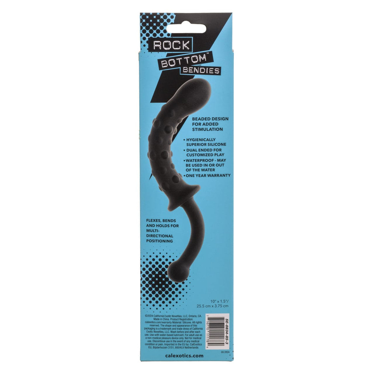 CalExotics - Rock Bottom Bendies Beaded Flexible Silicone Prostate Probes CE2194 CherryAffairs