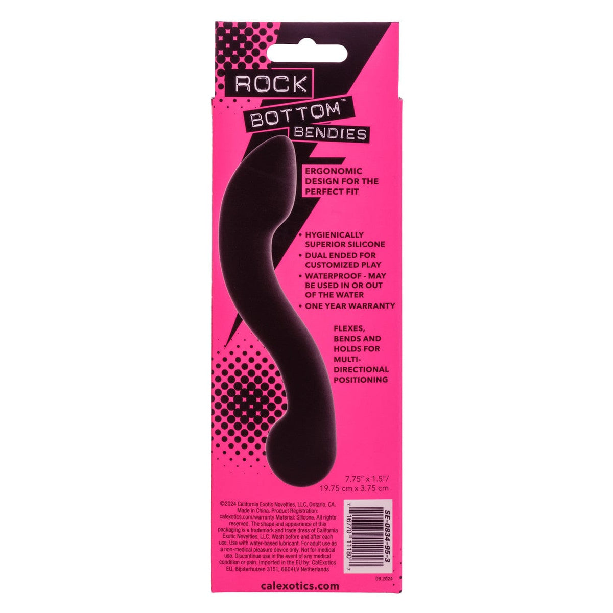 CalExotics - Rock Bottom Bendies Ecsta Flex Flexible Silicone Prostate Probes CE2196 CherryAffairs