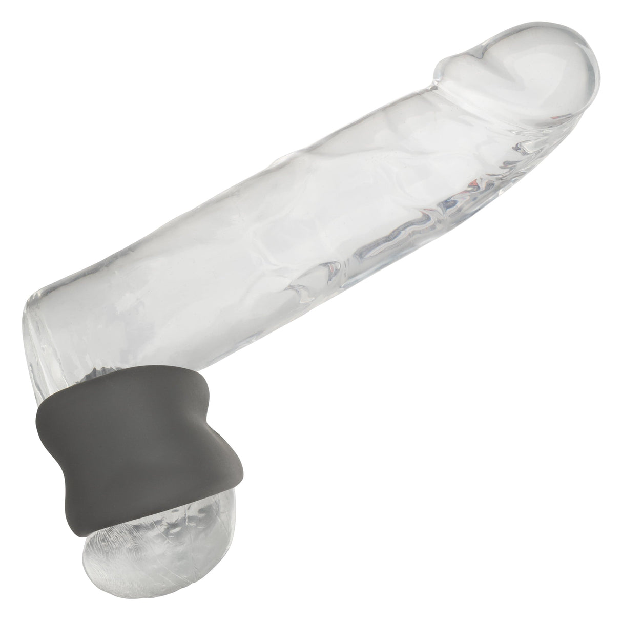 California Exotics - Alpha Liquid Silicone Scrotum Cock Ring (Gray) CE2005 CherryAffairs