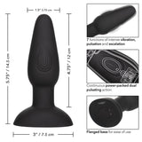 California Exotics - Bionic Dual Pulsating Probe Massager (Black) CE2009 CherryAffairs