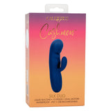 California Exotics - Cashmere Silk Duo Rabbit Vibrator (Blue) CE2021 CherryAffairs