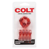 California Exotics - COLT Enhancer Cock Rings (Red) CE1853 CherryAffairs