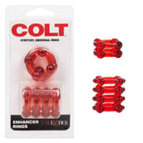 California Exotics - COLT Enhancer Cock Rings (Red) CE1853 CherryAffairs